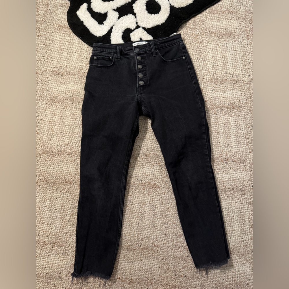 Abercrombie & Fitch Black High Rise Jeans